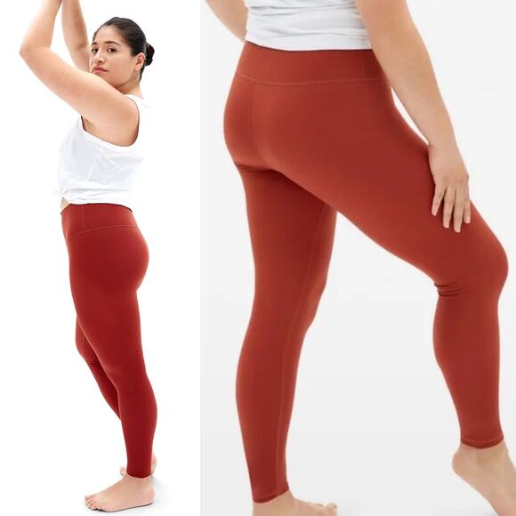 NWOT Everlane Perform ReNew Brandy Rose Terracotta High Waisted Leggings Medium - Picture 2 of 13